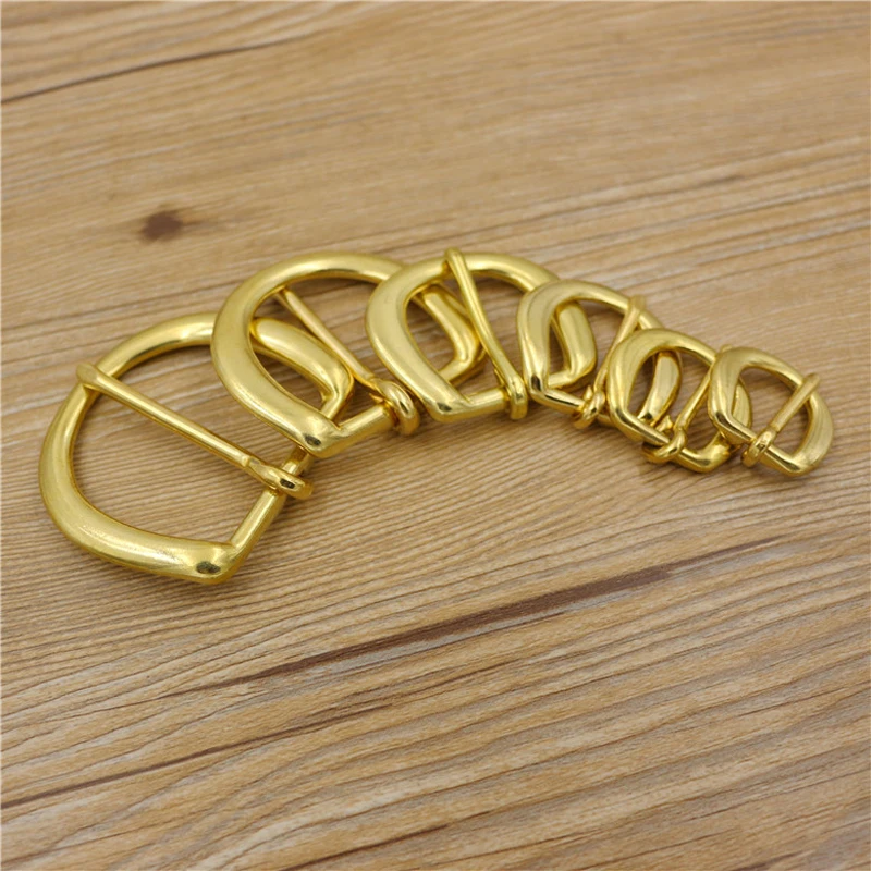 

DIY женская кожаная сумка с пряжкой для ремня дизайн с закругленными краями цельная латунь металлическая фурнитура 4 шт./лот