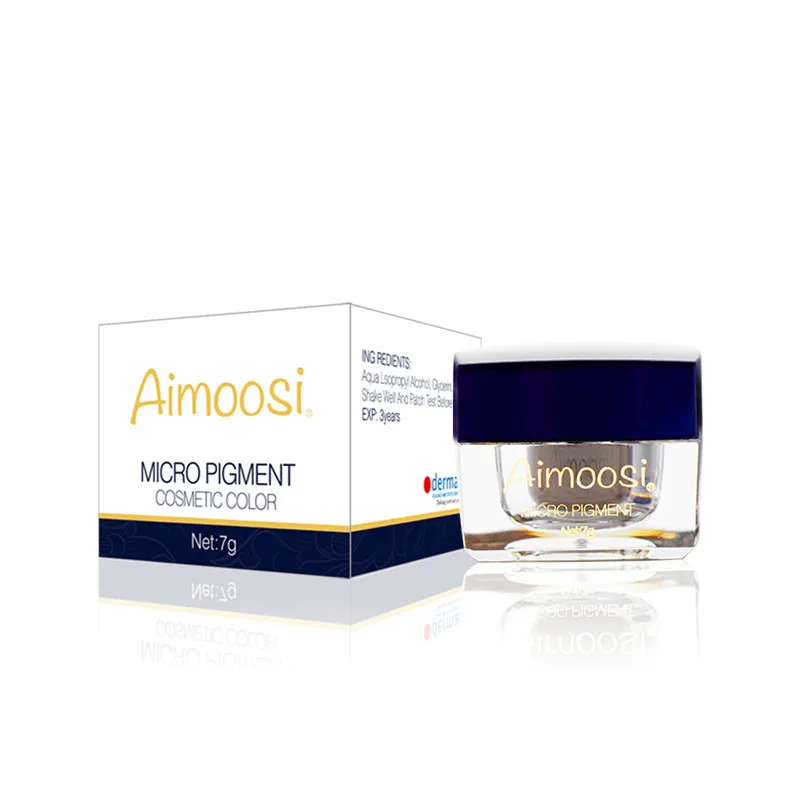 6 шт. нано микроблейдинг полупигментная паста для бровей полуперманентный макияж