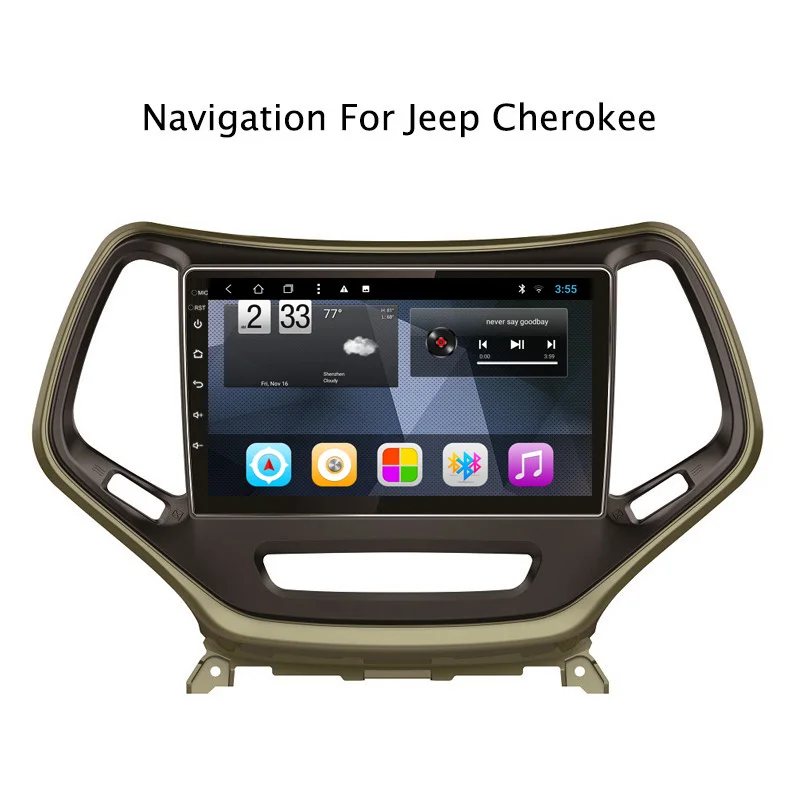 Navitopia четырехядерный Android 8 1 автомобильный DVD gps для Jeep Cherokee 2014-2017 Радио стерео с