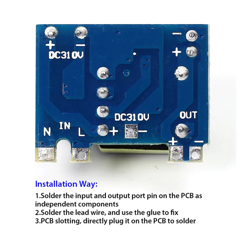 Модуль питания для Arduino AC-DC, 3,3 В, 5 В, 12 В, 220 мА, 3 Вт, изолированное переключение, 3,3 В, в, 5 В, 12 В, понижающий модуль напряжения