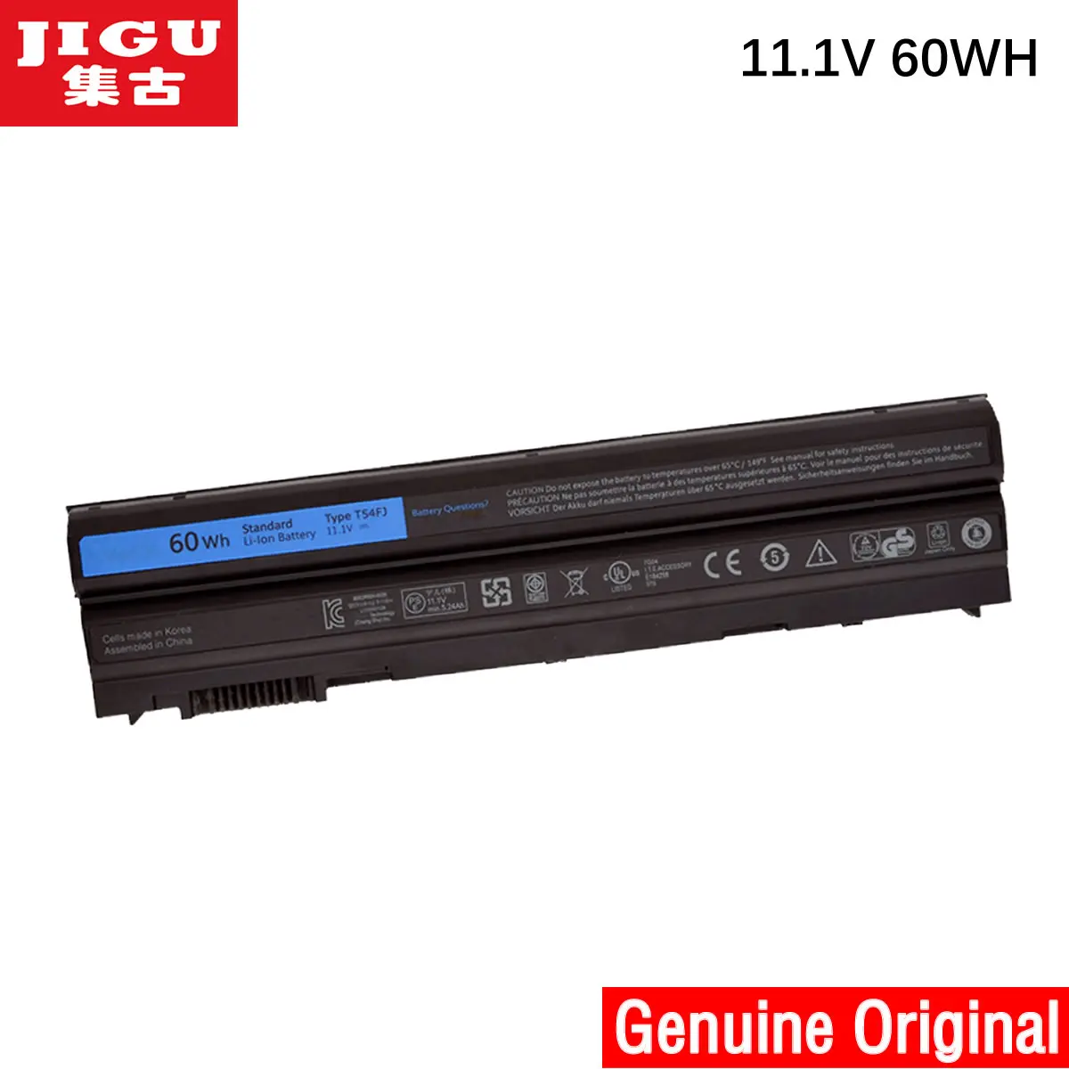 Оригинальный аккумулятор JIGU P9TJ0 PRRRF T54F3 T54FJ YKF0M для ноутбука Dell E5530 E6120 E6420 Vostro 3460 3560 11
