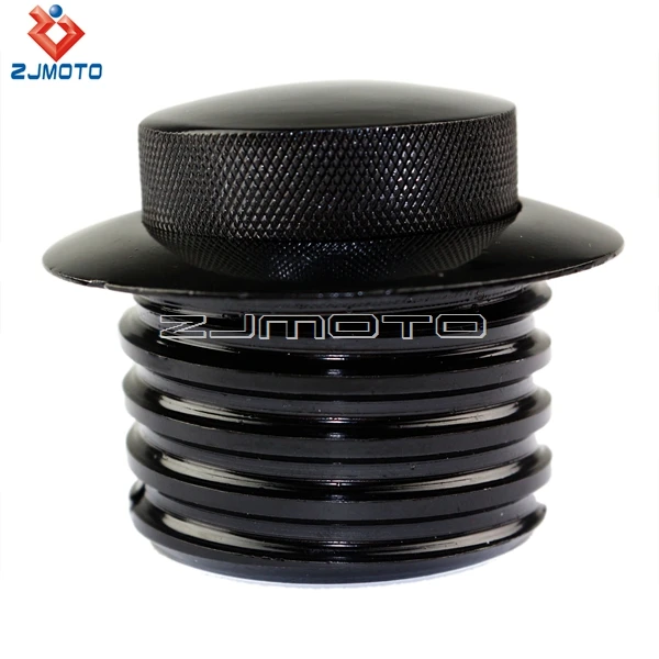 Черный мотоциклетный алюминиевый всплывающий резервуар газовая крышка масляный