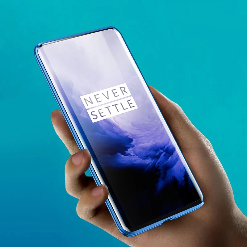 Full Body Protection Magnetic Front Back Tempered Glass Case For OnePlus 7 Pro OnePlus7 360 degree |