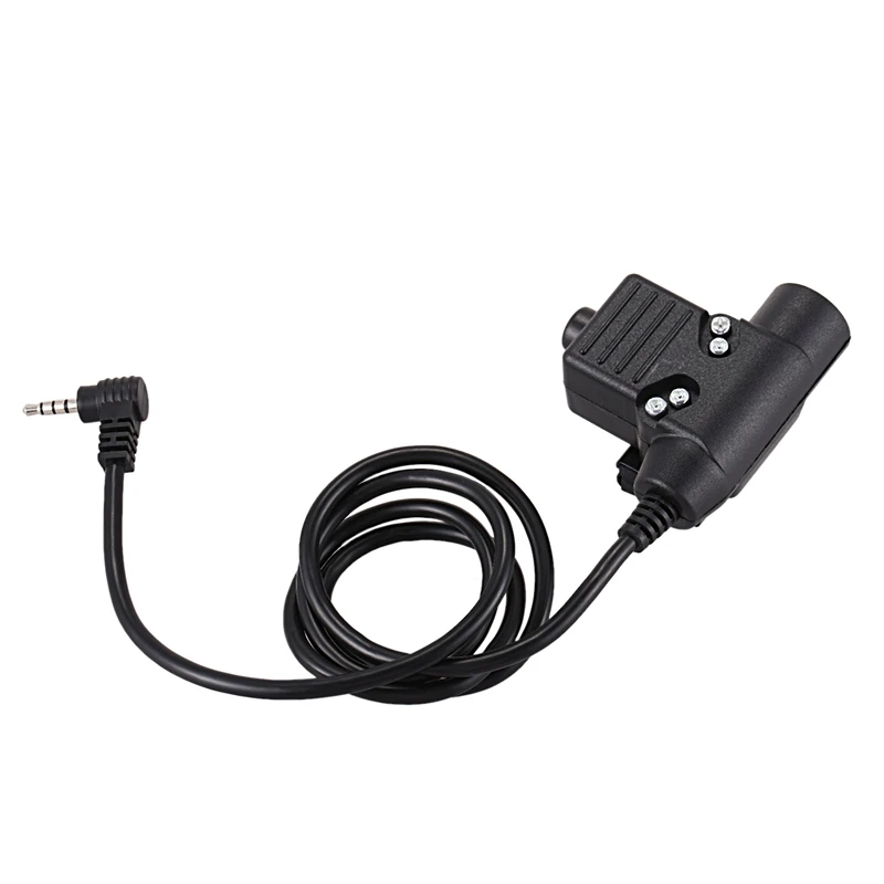 Headset Adapter Z113 for Walkie-Talkie Yaesu 3.5mm 4 Pole U94 PTT Cable profession | Электроника