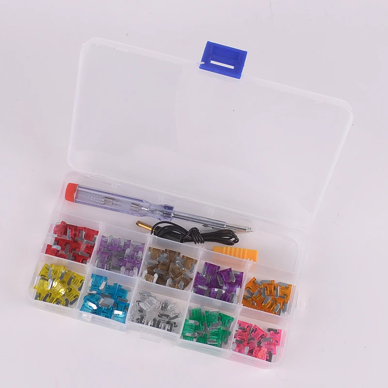 Generic Car Micro Mini Fuse 3/4/5/7.5/10/15/20/25/30/35A Pack of 100 + Test pen | Автомобили и мотоциклы