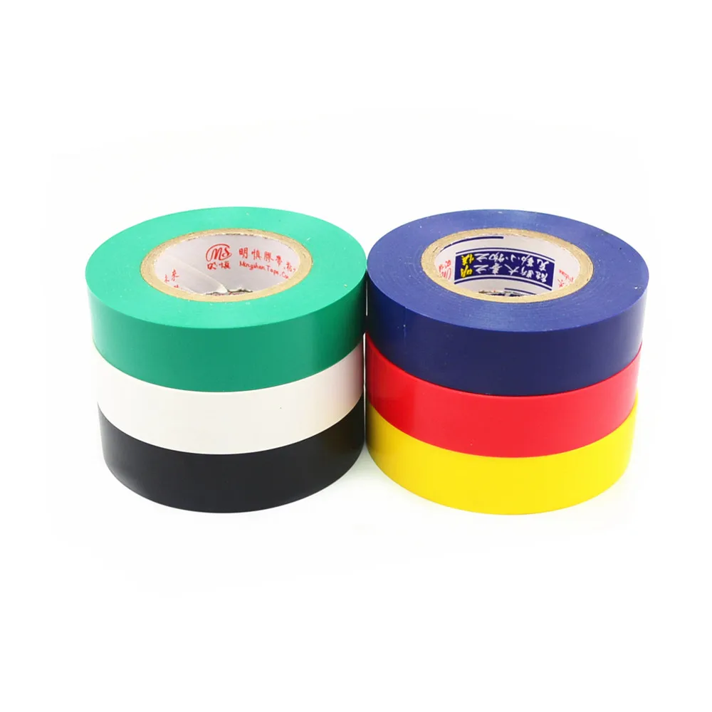 1 шт. изоляционная клейкая лента из ПВХ 18 мм|insulation adhesive tape|tape waterproofwaterproof electrical tape |