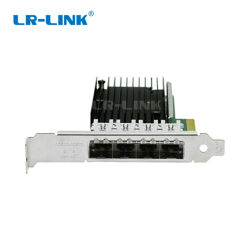 LR-LINK 9804BF-4SFP + четырехпортовый 10 Гб ethernet адаптер PCI Express Оптическое волокно сетевой
