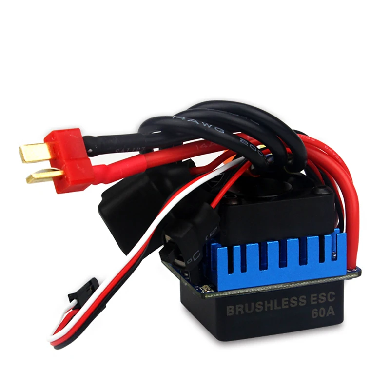 Новые полки автомобилей бесщеточный ESC 60A электронный регулятор всплеск