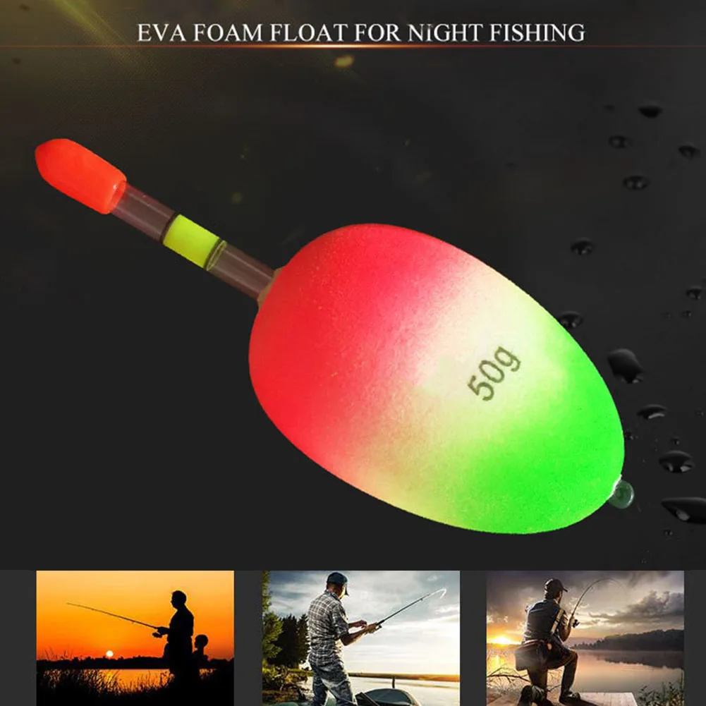 5 шт. открытый морской поплавок яркий свет хвост Рок снасти Рыбалка светящиеся