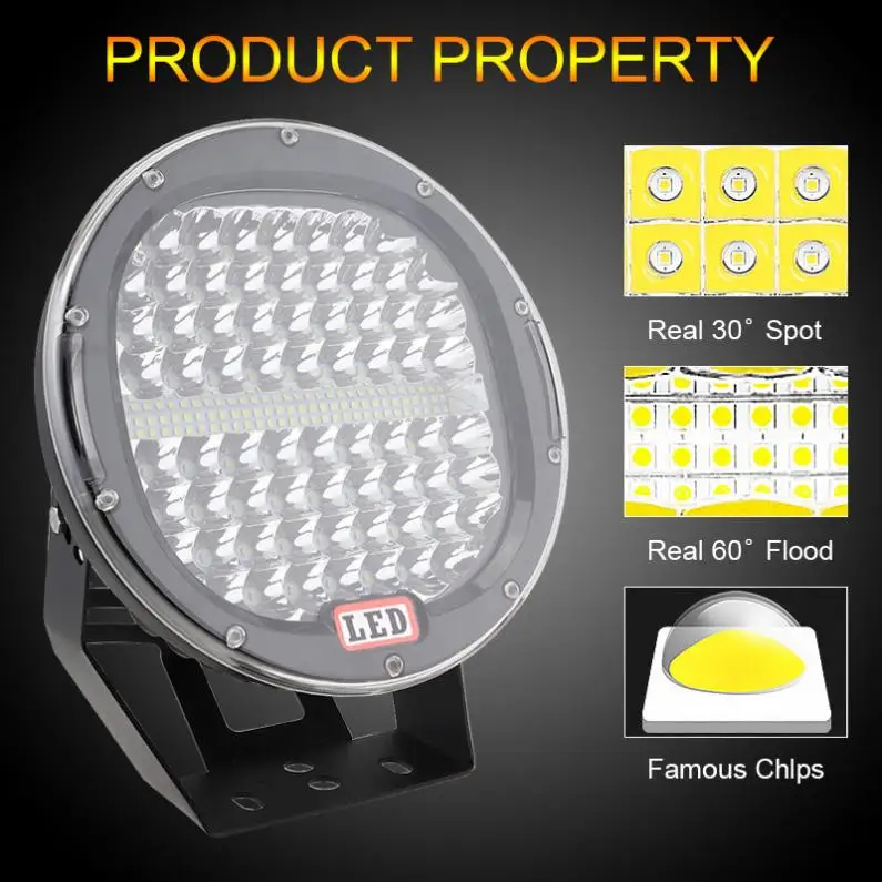 

Ultra Bright 9 Inch 378W Offroad LED Work Light Bar for 4WD 4x4 Off Road SUV ATV Truck Car LED Work Lamp Boat LED Lamp