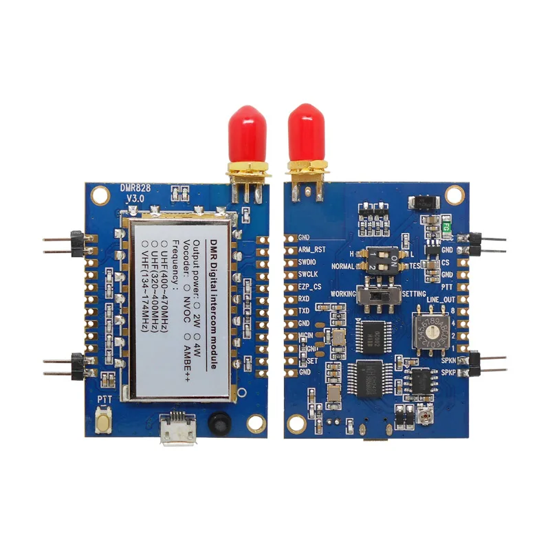 2 шт. DMR828 V VHF 134 174 МГц Вт все в одном 8 км цифровая рация радио UFH 400 480 МГц/VFH МГц/320 390