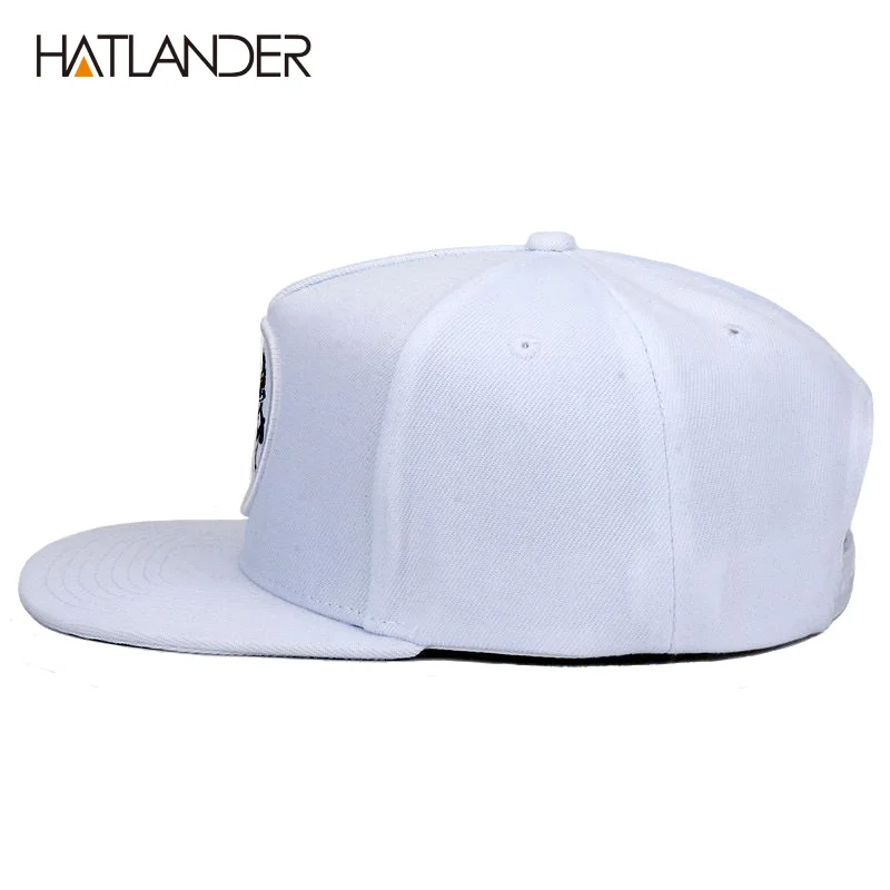 Хлопковые бейсболки HATLANDER белые