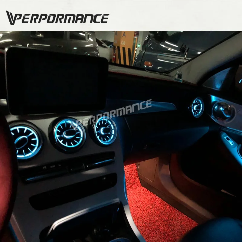 W205 GLC X253 вентиляционные отверстия окружающие огни для класса C и класса GLC 3 цвета 5 штук~ год
