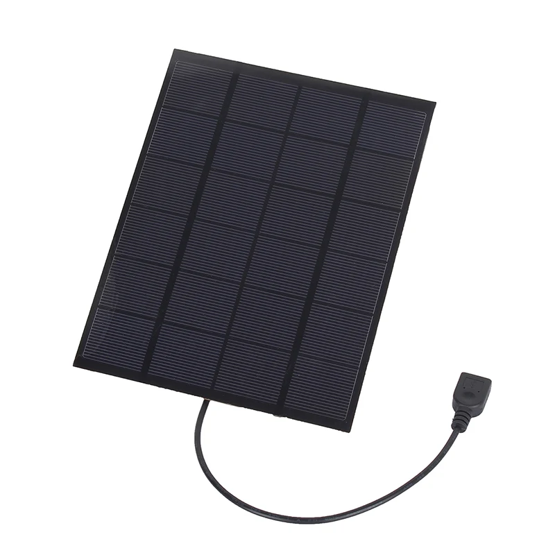 Солнечное зарядное устройство SUNWALK 5 Вт В портативное USB 1 А макс. быстрое для