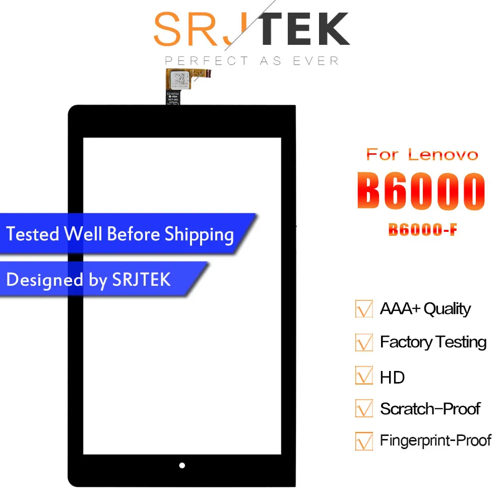 SRJTEK Touch для Lenovo Yoga Tablet 8 B6000 F 60043 сенсорный экран дигитайзер сенсорная стеклянная
