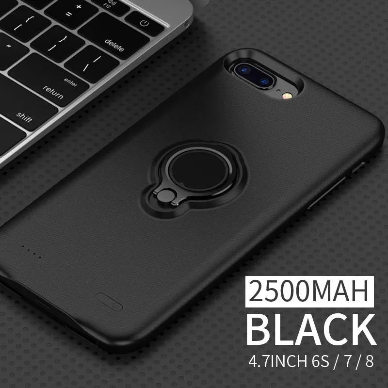 2500 mAh Extpower 7200 mAh батарея зарядное устройство Чехлы для iphone 6 6s 7 8 Магнитная подставка чехол для телефона iphone 6 6s 7 8 Plus Упаковка резервного копирования - Цвет: 2500 mAh