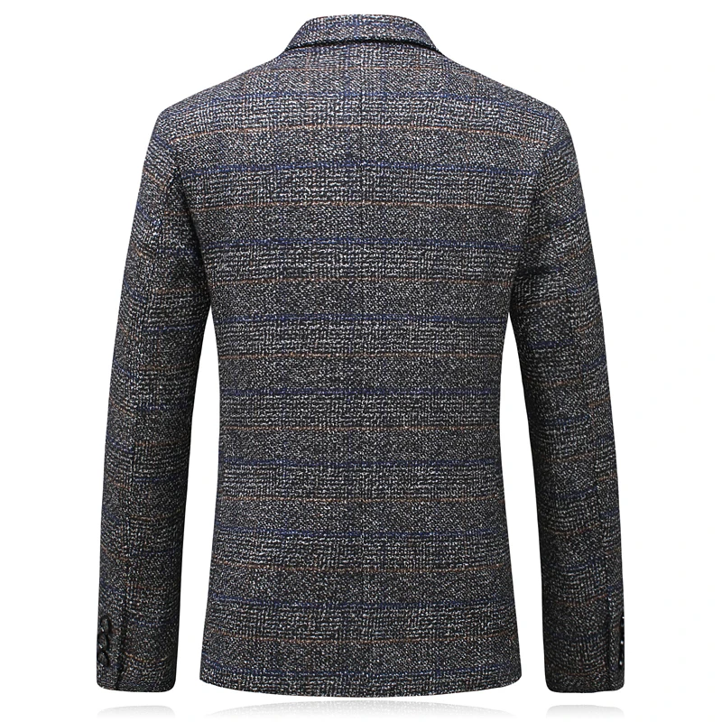 Мужские костюмы блейзеры куртка тонкий дизайн блейзер для мужчин Азиатский