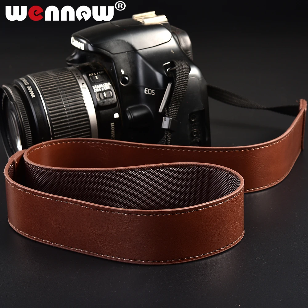 Ремешок из искусственной кожи для камеры Nikon Canon Sony запасные части фотосъемки