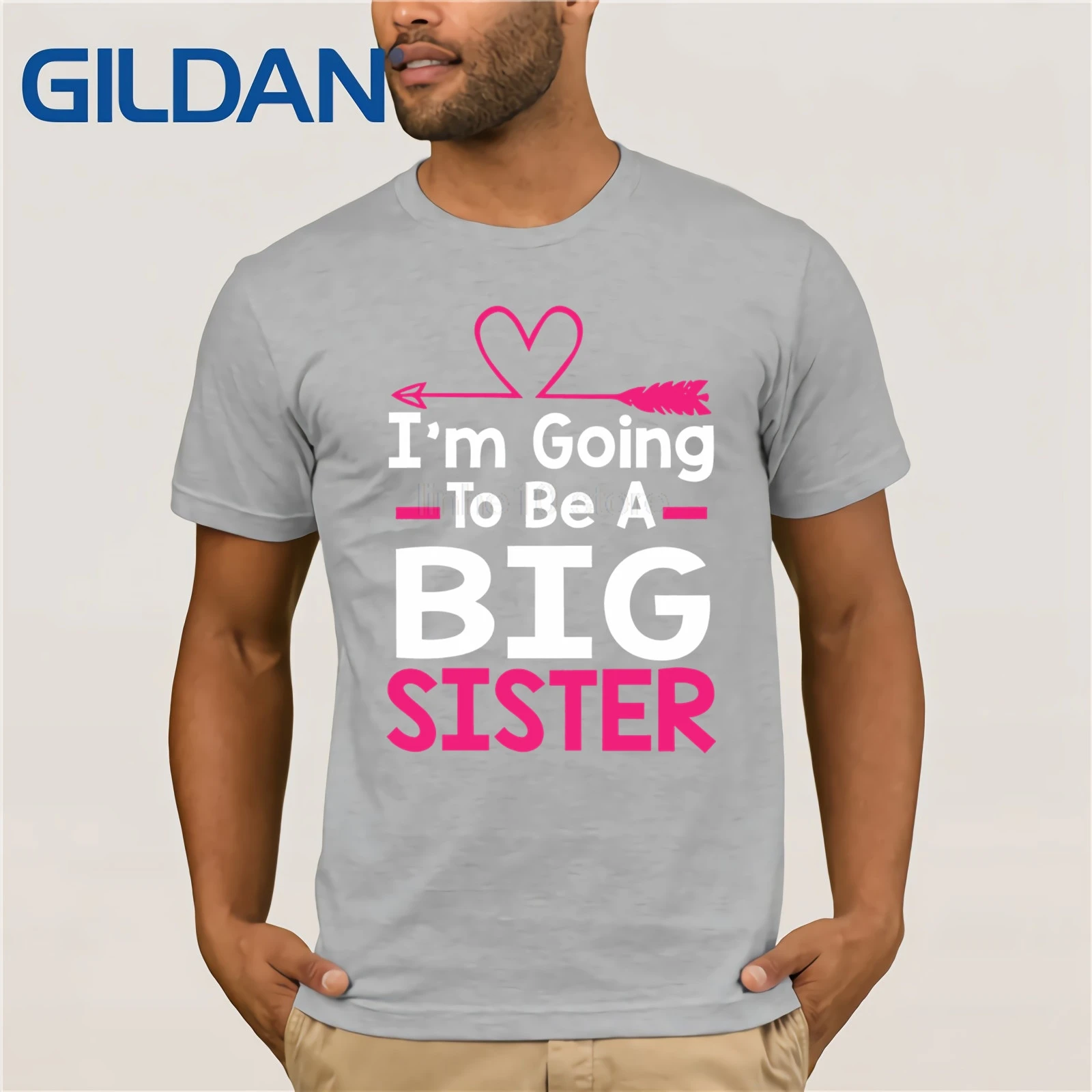 Футболка с надписью I'm To Be A Big Sister футболка для мамы и дня одежда модная футболки