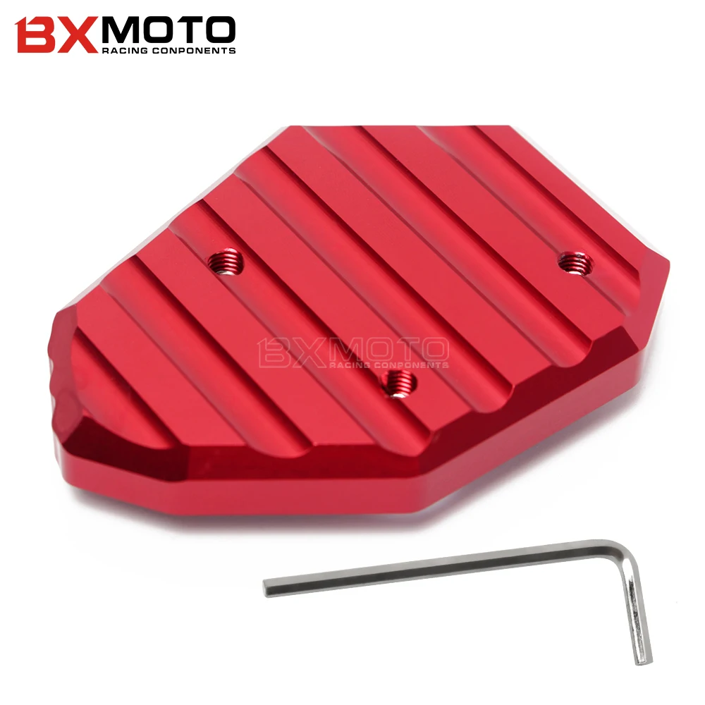 CNC алюминиевая боковая подставка для мотоцикла увеличитель пластина удлинитель