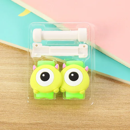 Креативные персонажи из мультфильмов Kawaii Animal Hello Cat, Бэтмен, usb-кабель для наушников, защита для зарядки мобильных телефонов - Цвет: O