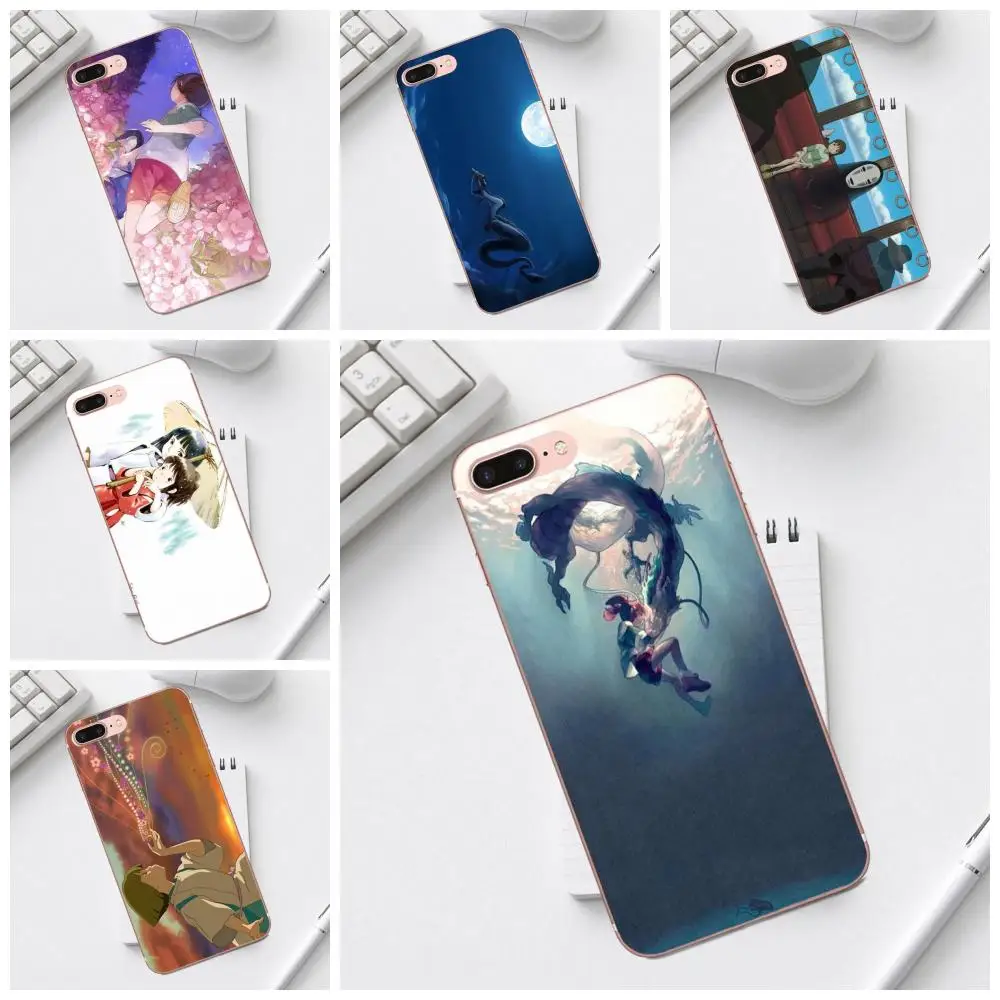Haku Spirited Away Studio Ghibli для iPhone 4 4S 5 5C SE 6 6S 7 8 Plus X XS Max XR Galaxy A3 A5 J1 J3 J5 J7 2017 TPU Quinn Phone|Бамперы| |