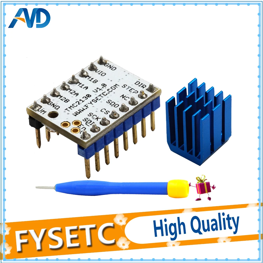 Модуль драйвера шагового двигателя TMC2130 модуль с радиатором часть для 3D принтера