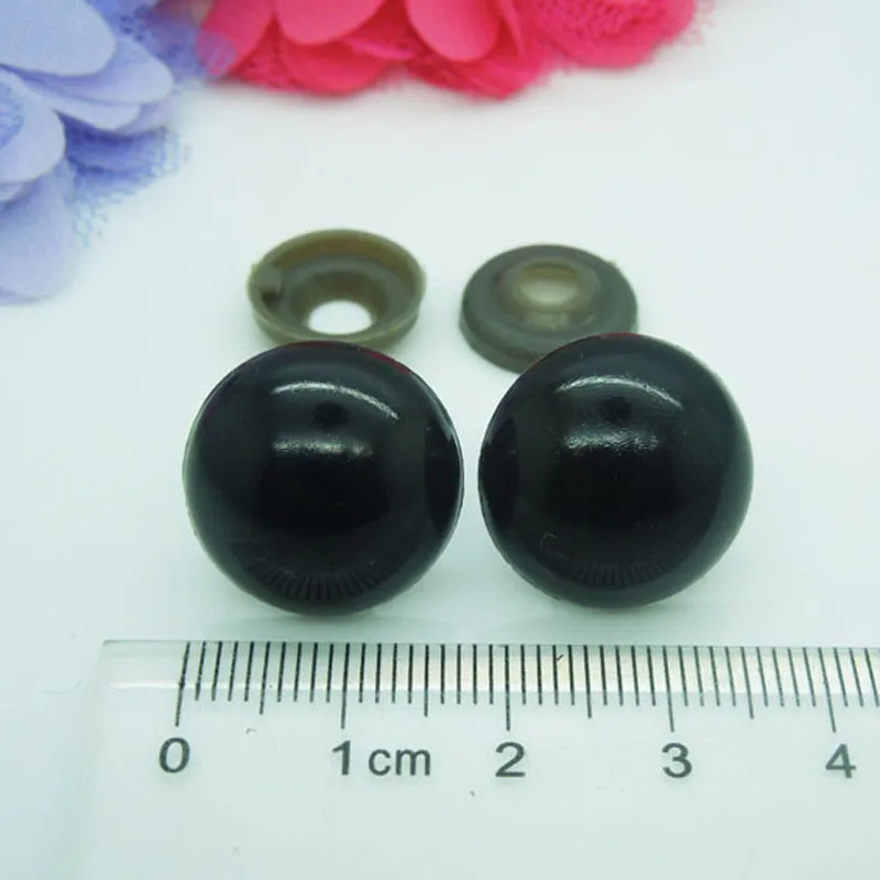 18 мм черные защитные глаза/Пластиковые кукольные глаза ручной работы аксессуары