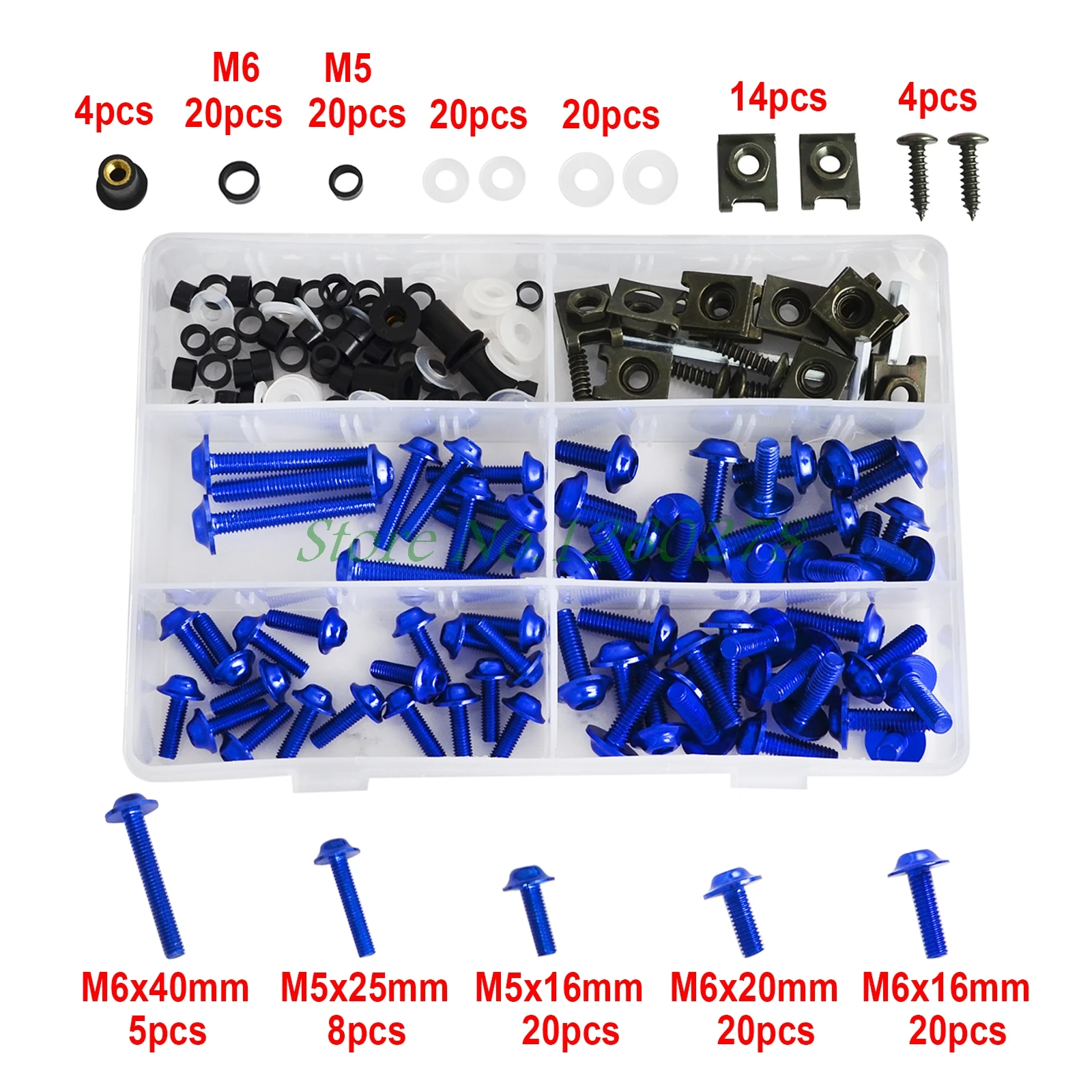 Комплект болтов для обтекателя мотоцикла крепежные зажимы винты Honda CB300 CB500 CB750 CB600