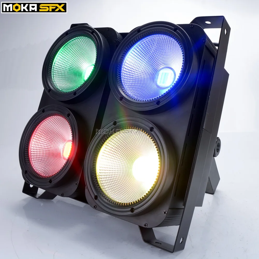 Новый продукт 2 шт./лот 4*100 Вт аудитория par свет красочный RGB LED blinder