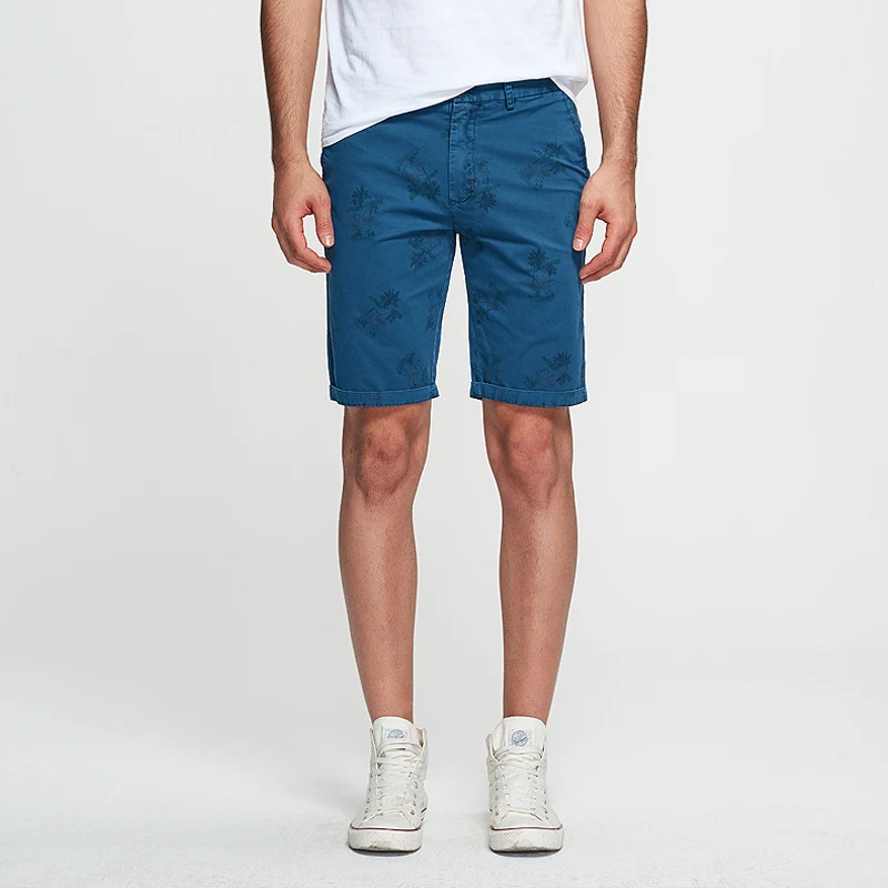 Quality Cotton Shorts Male Summer Casual Print Travel Men Washed Cargo Short Pants Fitted Size Brand Chinese Clothing | Мужская одежда