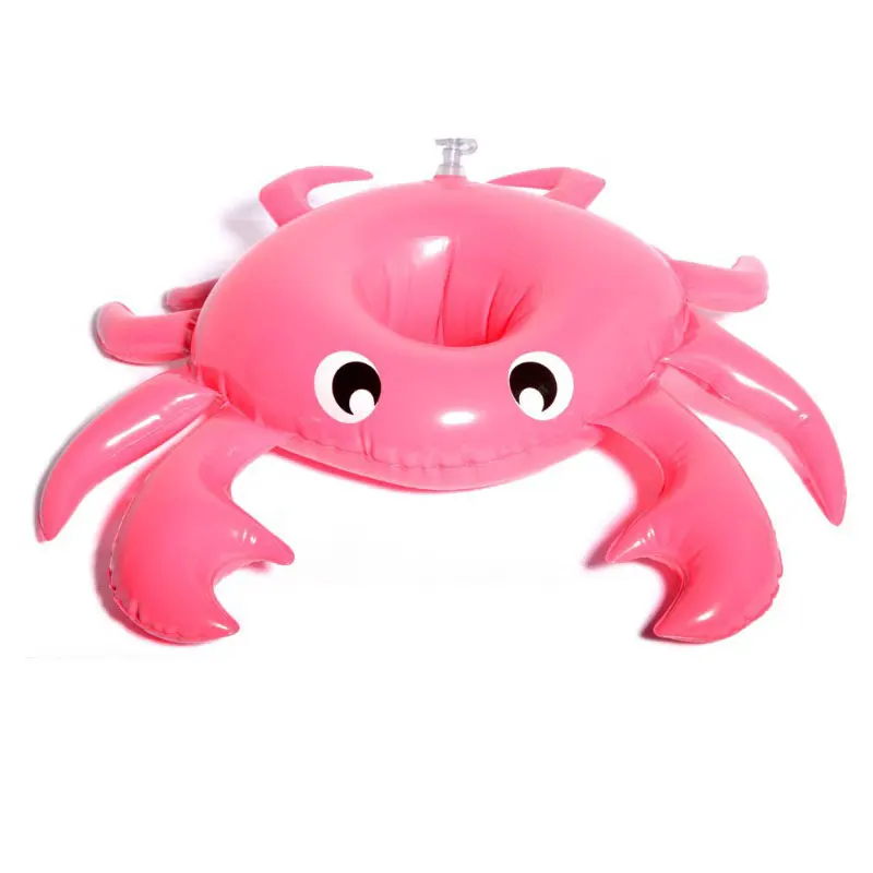 Crab Надувной подстаканник, настольная барная панель лотка, подставки для бассейна, поплавок, чашка для напитков, пивной держатель, летние вечерние аксессуары для плавания - Цвет: Crab