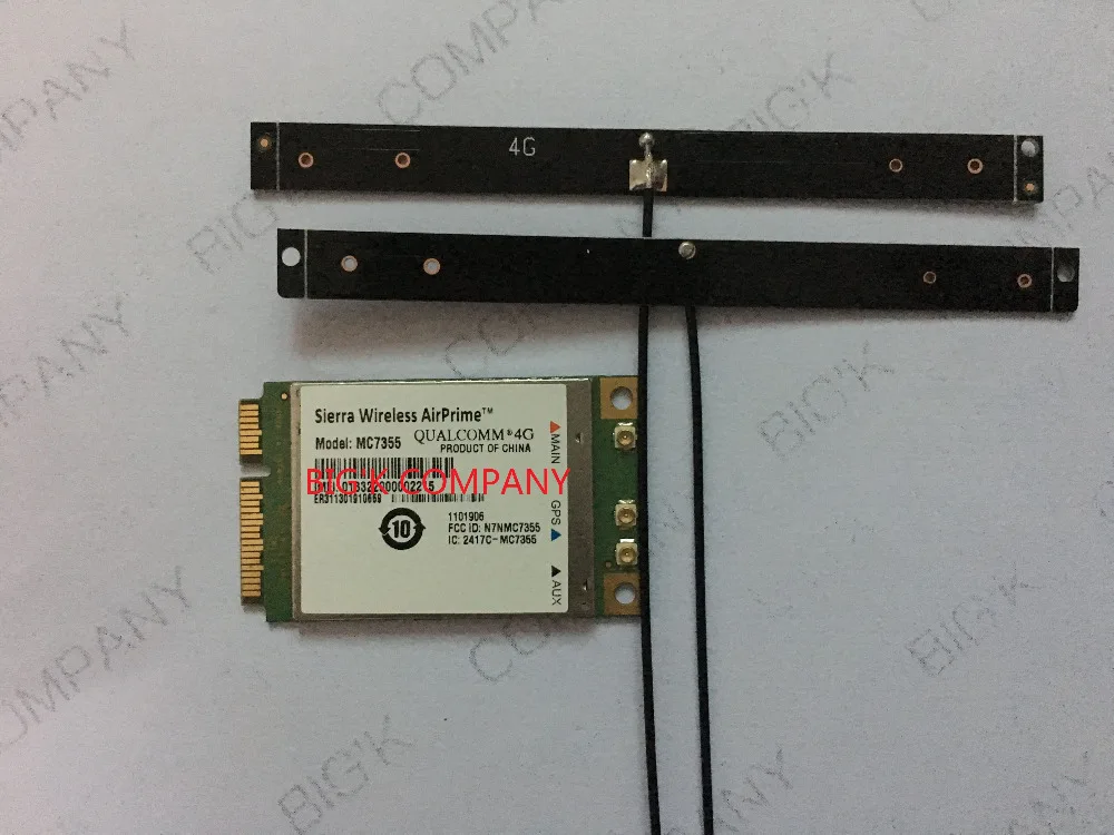 

JINYUSHI для MC7355 + 2 шт. 19 см 4G антенна сильного сигнала LTE HSUPA HSDPA UMTS WCDMA GNSS модуль с поддержкой GPS 100% новый и оригинальный