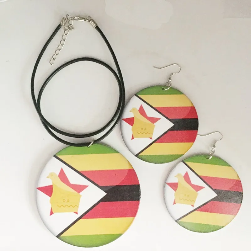Деревянные серьги и ожерелье с картой Африки|earrings and necklace|wooden jewelrynecklace necklace |