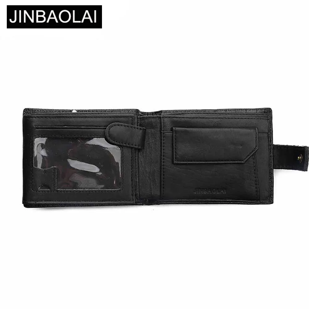 JINBAOLAI мужские кошельки с крокодиловым узором Короткий Мужской кошелек из