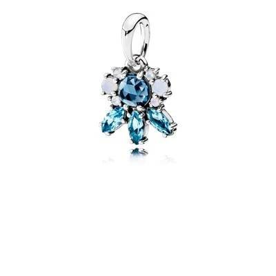 FEICHUAN гламурный Европейский бусина из серебра 925 пробы Кулон fit Pandora браслет ожерелье DIY подарки Для Подружек - Цвет: with logo