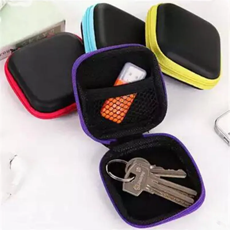 Чехол для наушников luluhut Жесткий сумка хранения usb-кабель органайзер SD-карты