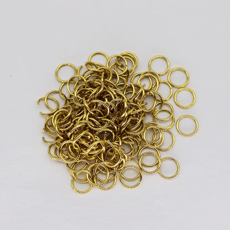 Незатемняющие золотые колечки из нержавеющей стали принадлежности для