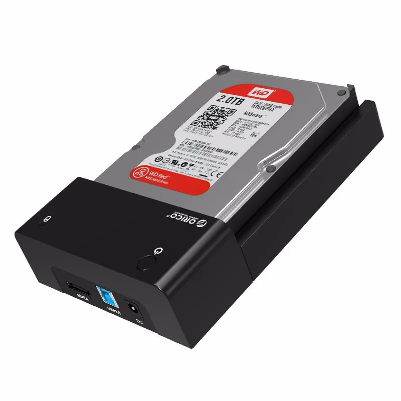 ORICO без инструментов USB 3,0 Hdd чехол eSATA до 2,5 3,5 дюйма SATA внешний жесткий диск Док-станция HDD SSD корпус