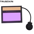 Сварочная маска с автозатемнением, шлем, шапка сварщика, сварочные линзы, фильтр для глаз, линзы для сварочного аппарата и инструмент для плазменной резки