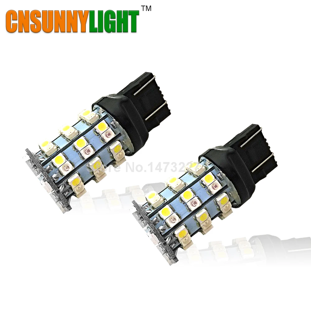 CNSUNNYLIGHT T20 7443 W21 светодиодный 5 Вт светодиодные Тормозные Противотуманные фары для