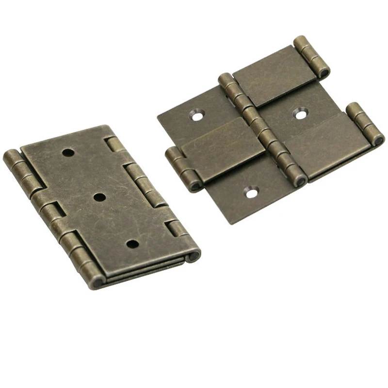 3 дюймовые бронзовые антикварные мебельные петли складные двухсторонние для