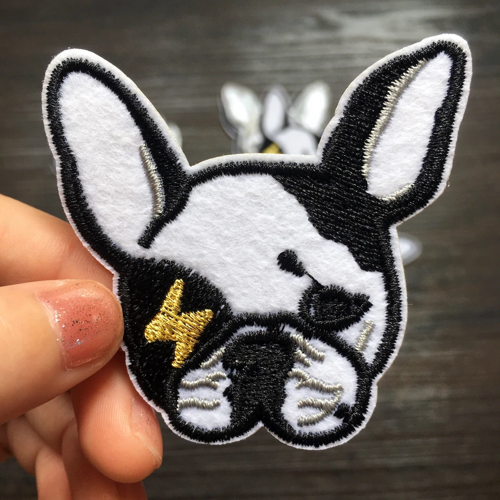 1 шт. милая собака вышивка патч утюг на горный хрусталь аппликация Одежда обувь