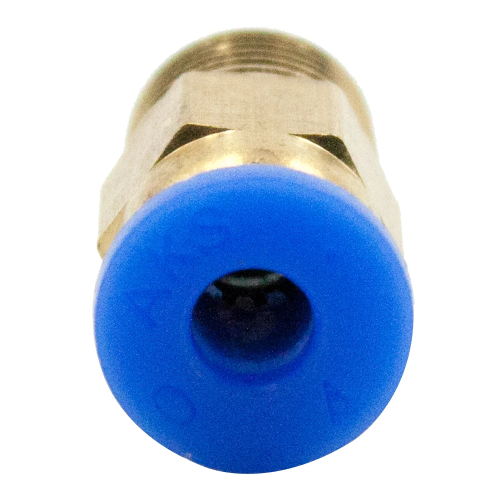 

Legines Brass & Plastic Push to Connect Tube Fitting, Male Straight Union, 3/8" Tube OD x 1/4" BSP Male (5 pcs)