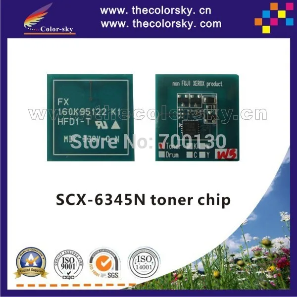 12 шт./лот совместимых интеллектуальных чип для Samsung SCX-6345N SCX-6345 SCX6345N SCX6345 SCX 6345N 6345 Bk