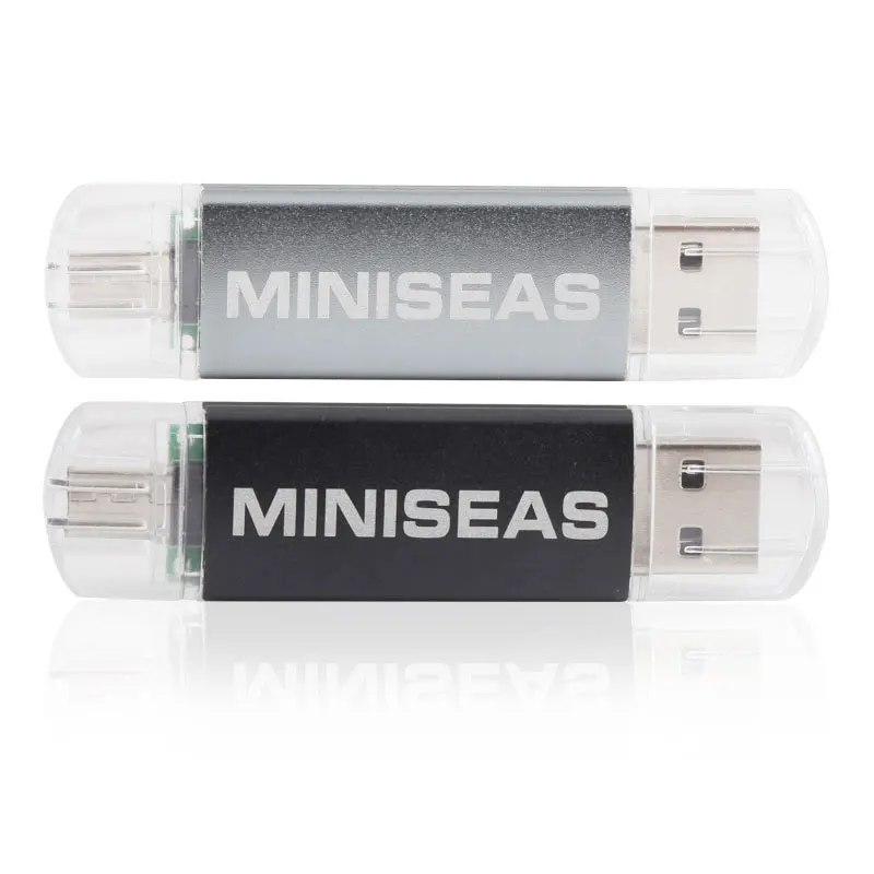2019Minisea 8 цветов Продвижение OTG телефон USB флэш накопитель универсальный для