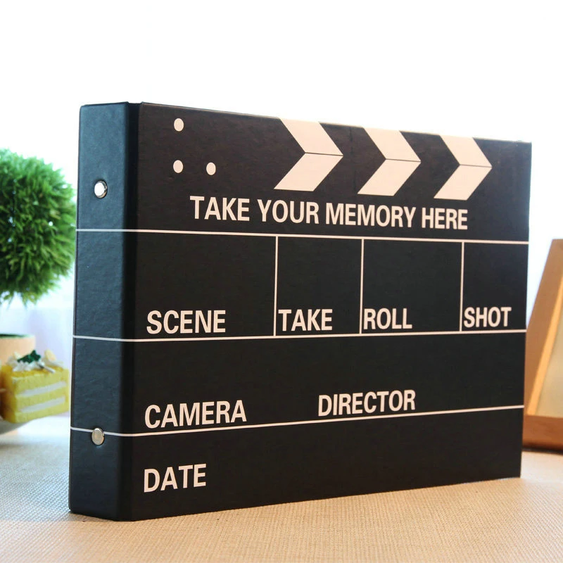 DIY10 дюймов кольцо фильм альбом скрапбук De Foto детский Свадебный фотоальбом декоративное тиснение фото Polaroid домашний Декор подарок