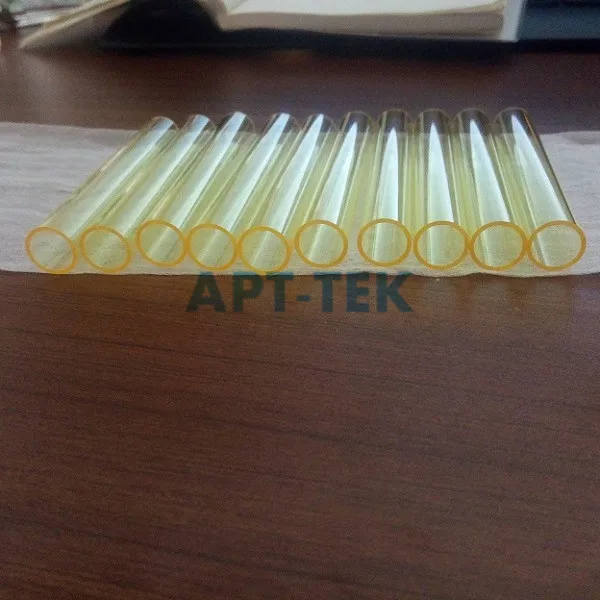 IPL yellow UV glass water flow tube in handpiece 13*72mm |