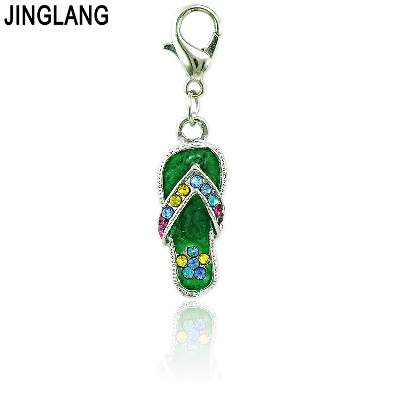 JINGLANG модные подвески из сплава с застежкой лобстером женские тапочки Подвеска DIY