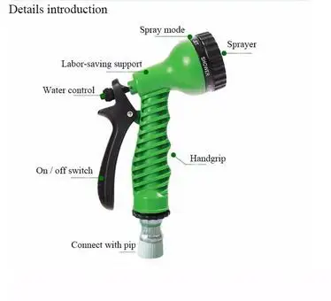 Лидер продаж раздвижной гибкий садовый шланг Smartlife для автомобиля пластиковые